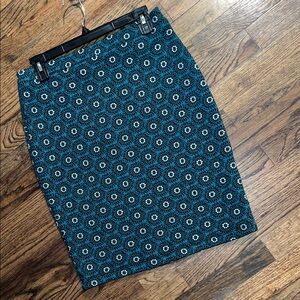 Like New* Leota (Stitch Fix) Printed Midi Pencil Skirt